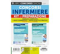 CONCORSI INFERMIERE - KIT DI PREPARAZIONE 2 VOLL.: MANUALE + QUIZ COMMENTATI -