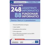 Concorsi INPS 248 assistenti informatici e 88 funzionari informatici: Teoria e test per la preselezione