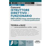 CONCORSI ISTRUTTORE DIRETTIVO E FUNZIONARIO - ENTI LOCALI AREA AMMINISTRATIVA -
