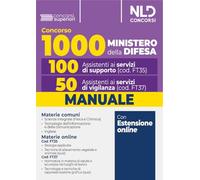 Libri Concorso 1000 Assistenti Ministero Della Difesa. 100 Assistenti Ai Servizi