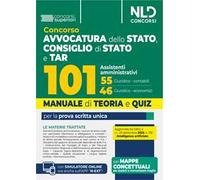 Concorso 101 Assistenti Avvocatura dello Stato, Consiglio di Stato e TAR. Manuale di teoria per la prova scritta 2025. Con espansione online