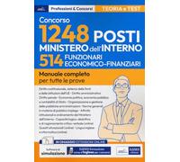 CONCORSO 1248 POSTI MINISTERO DELL'INTERNO - 514 POSTI FUNZIONARIO ECONOMICO -