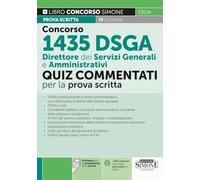 Concorso 1435 DSGA - Direttore dei Servizi Generali e Amministrativi - Quiz Commentati per la prova scritta