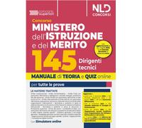 Concorso 145 Ispettori Tecnici Ministero Dell'Istruzione E Del Merito. Manuale +