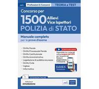 Concorso 1500 allievi vice ispettori polizia di stato. Manuale per le prove d'esame. Con espansione online. Con software di simulazione