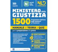 Concorso 1500 funzionari Ministero della giustizia. Progressione dall'area degli assistenti. Manuale di teoria. Con software di simulazione