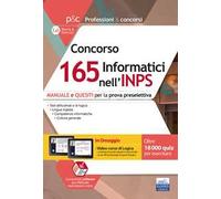 Concorso 165 Informatici nell’INPS: MANUALE e QUESITI per la prova preselettiva