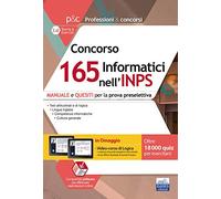 Concorso 165 Informatici nell’INPS: MANUALE e QUESITI per la prova preselettiva