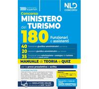 Concorso 180 posti Ministero del turismo. Manuale per i profili 40 Funzionari Gi