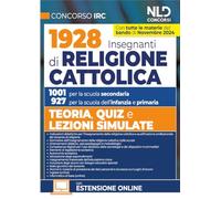 Concorso 1928 Insegnanti Religione Cattolica. Teoria e lezioni simulate. P...