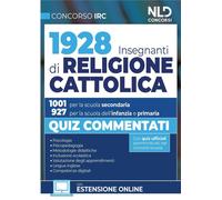 Concorso 1928 posti per insegnanti di religione cattolica. Quiz commentati per l