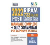 Concorso 2022 posti Ripam: manuale 733 posti funzionari esperti in rendicontazione e controllo (FT/COE)