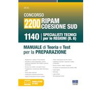 Libri Concorso 2200 Ripam Coesione Sud. 1140 Specialisti Tecnici Per Le Regioni