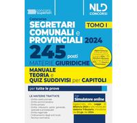CONCORSO SEGRETARI COMUNALI E PROVINCIALI 2024 - 245 POSTI MATERIE GIURIDICHE I
