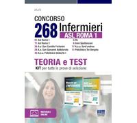 Concorso 268 infermieri ASL Roma. Kit per tutte le prove di selezione. Con software di simulazione