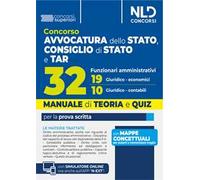 Concorso 32 Funzionari Avvocatura dello Stato, Consiglio di Stato e TAR. Manuale di teoria per la prova scritta. Nuova ediz. Con espansione online