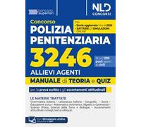 Concorso 3246 allievi agenti polizia penitenziaria. Manuale con teoria + Quiz. Con software di simulazione