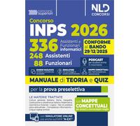 Concorso 336 INPS per 248 assistenti e 88 funzionari informatici.