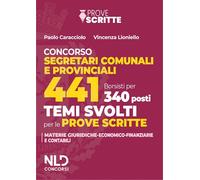 CONCORSO 441 SEGRETARI COMUNALI E PROVINCIALI - BORSISTI PER 340 POSTI -
