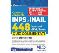 Concorso 448 INPS Ispettori di Vigilanza INPS-INAIL. Quiz commentati per la prov