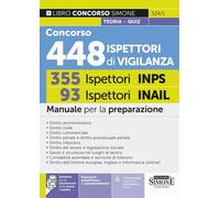 Concorso 448 Ispettori di Vigilanza. 355 Ispettori INPS 93 Ispett