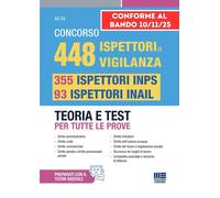 Concorso 448 ispettori di vigilanza, 355 ispettori INPS e 93 ispettori INAIL. Te