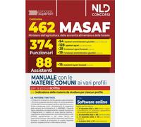 Concorso 462 MASAF. Manuale con le materie comuni ai vari profili. Con espansion