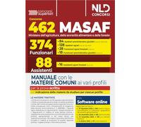 Libri Concorso 462 MASAF. Manuale Con Le Materie Comuni Ai Vari Profili. Con Esp