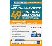 CONCORSO AGENZIA DELLE ENTRATE - 49 FUNZIONARI GESTIONALI (CODICE 49FG/GC-PC) -