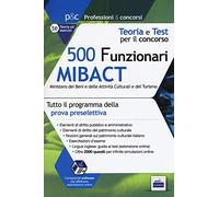Concorso 500 Funzionari MIBACT