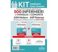 Concorso 500 infermieri di famiglia o comunità ASM Matera - ASP Potenza. Kit completo. Con Legislazione sanitaria regionale. Con software di simulazione per infinite esercitazioni. Con video-corso...