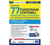 Concorso 77 funzionari contabili Ministero della giustizia. DAP -