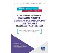 ITALIANO, STORIA, GEOGRAFIA E DISCIPLINE LETTERARIE - CLASSI A22, A12, A11, A13