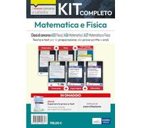 Concorso a cattedra: Kit completo Matematica e Fisica A-20, A-26, A-27. Con ebook Superare la Prova a Test in omaggio