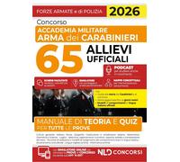Concorso Accademia Militare Arma dei Carabinieri 65 allievi ufficiali. Manuale d