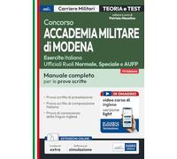 Concorso Accademia Militare di Modena-Esercito italiano Ufficiali. Manuale...