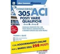 Concorso ACI 305 posti varie qualifiche Area B e Area C