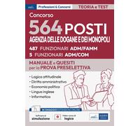 Concorso Agenzia Dogane 2024: manuale per la prova preselettiva-AA.VV.-Copertina