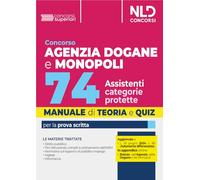 Libri Concorso Agenzia Dogane 74 Assistenti (Riservato Disabili) 2024