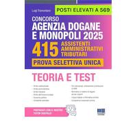 Concorso Agenzia Dogane e Monopoli 2025. 415 posti elevati a 461. Assisten...