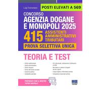Concorso Agenzia Dogane e Monopoli 2025. 415 posti elevati a 569. Assisten...