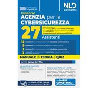 Concorso Agenzia per la Cybersicurezza Nazionale 27 assistenti. Manuale di teoria e quiz per la preparazione al concorso. Nuova ediz. Con espansione online