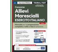 Concorso allievi marescialli Esercito Italiano. Con espansione online. Con software di simulazione