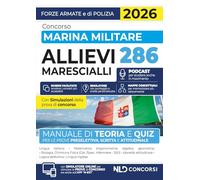 Concorso allievi marescialli Marina Militare 2026. Manuale di teoria e quiz