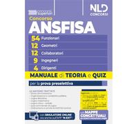 Concorso ANSFISA: 54 Funzionari, 12 Geometri, 12 Collaboratori, 9 Ingegneri, 4 Dirigenti. Manuale di teoria e quiz per la prova preselettiva