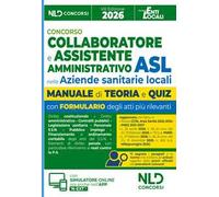 Concorso ASL 2026. Collaboratore e assistente. Manuale. Con software di simulazione