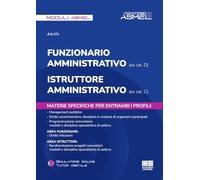 Concorso ASMEL 2026. Materie specifiche per Funzionario amministrativo (ex cat. D) Istruttore amministrativo (ex cat. C)