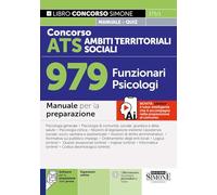 Concorso ATS Ambiti Territoriali Sociali 979 Funzionari Psicologi - Manuale