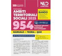 Concorso ATS (Ambiti Territoriali Sociali) per 954 funzionari educatori professionali socio pedagogici. Manuale con teoria e quiz conforme al bando. Nuova ediz. Con espansione online