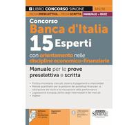CONCORSO BANCA D'ITALIA - 15 ESPERTI CON ORIENTAMENTO NELLE DISCIPLINE ECONOMICO